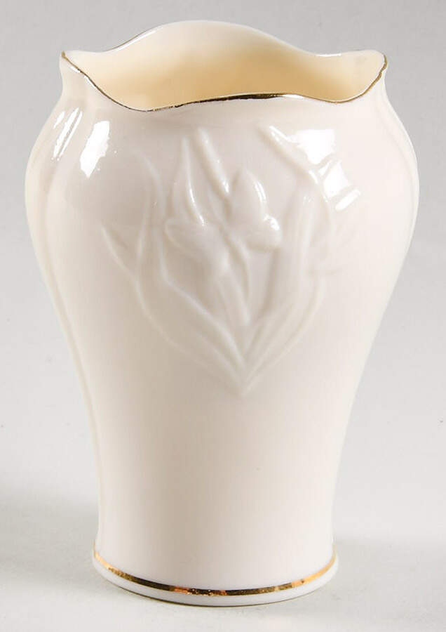 Butterfly Collection 3" Spill Vase by Belleek Pottery (Ireland)-1