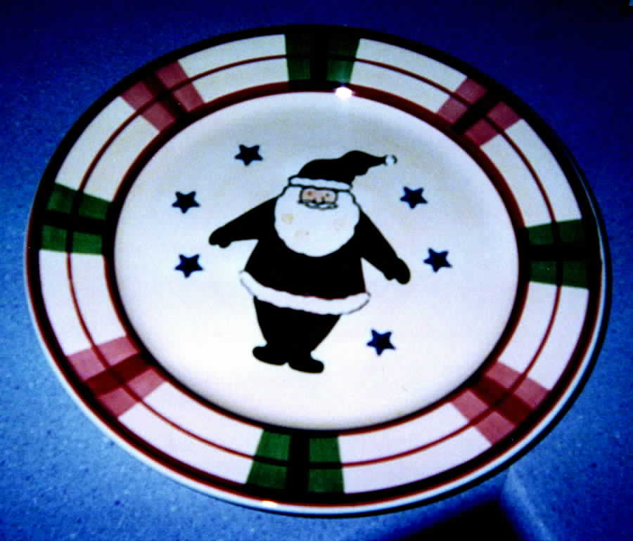 Heavenly Christmas Salad Plate by Bench Mark-1