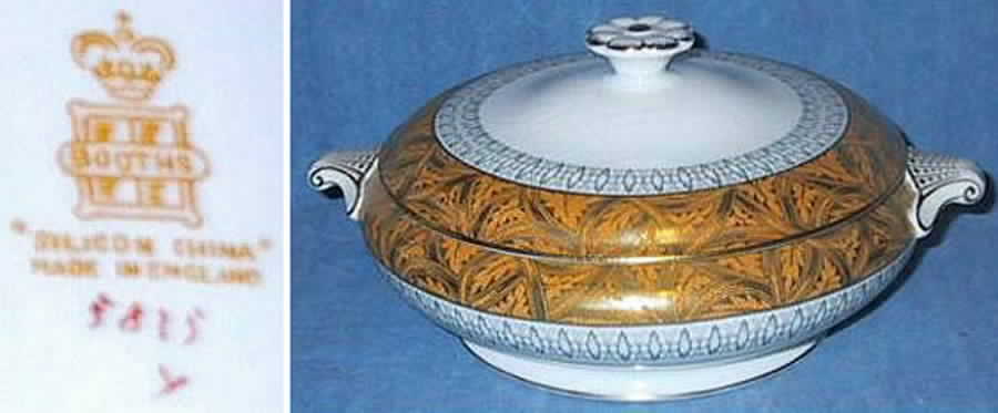 5825 Round Covered Vegetable by Booths-1