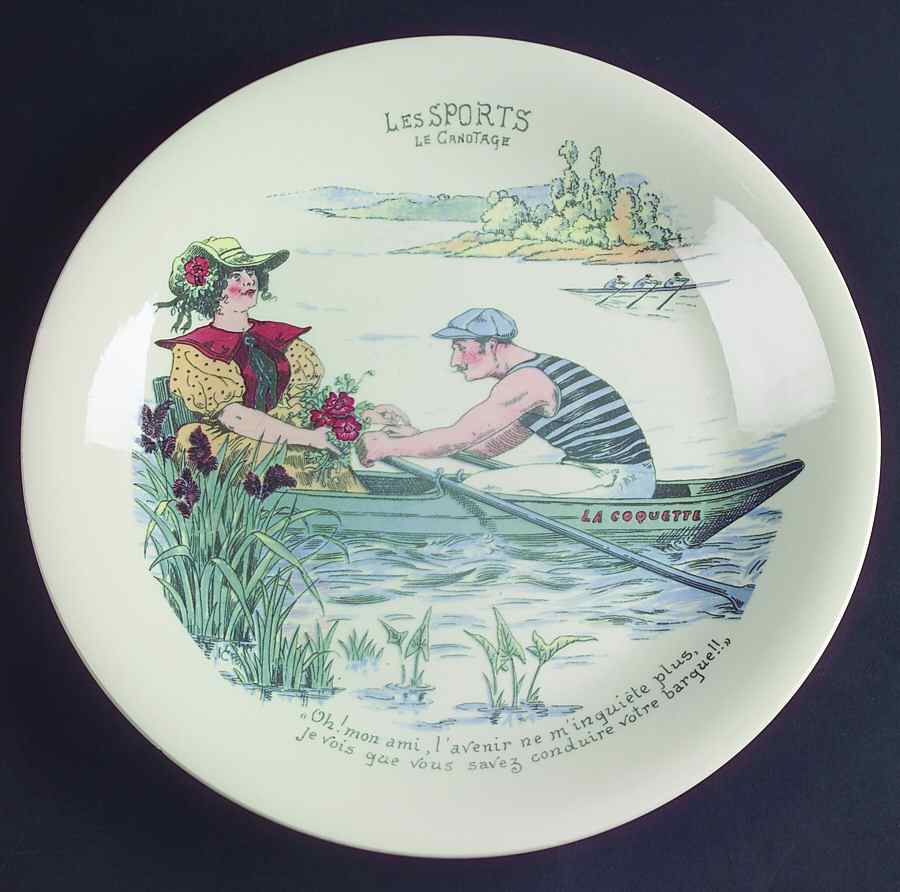 Les Sports Dinner Plate by Boch-1