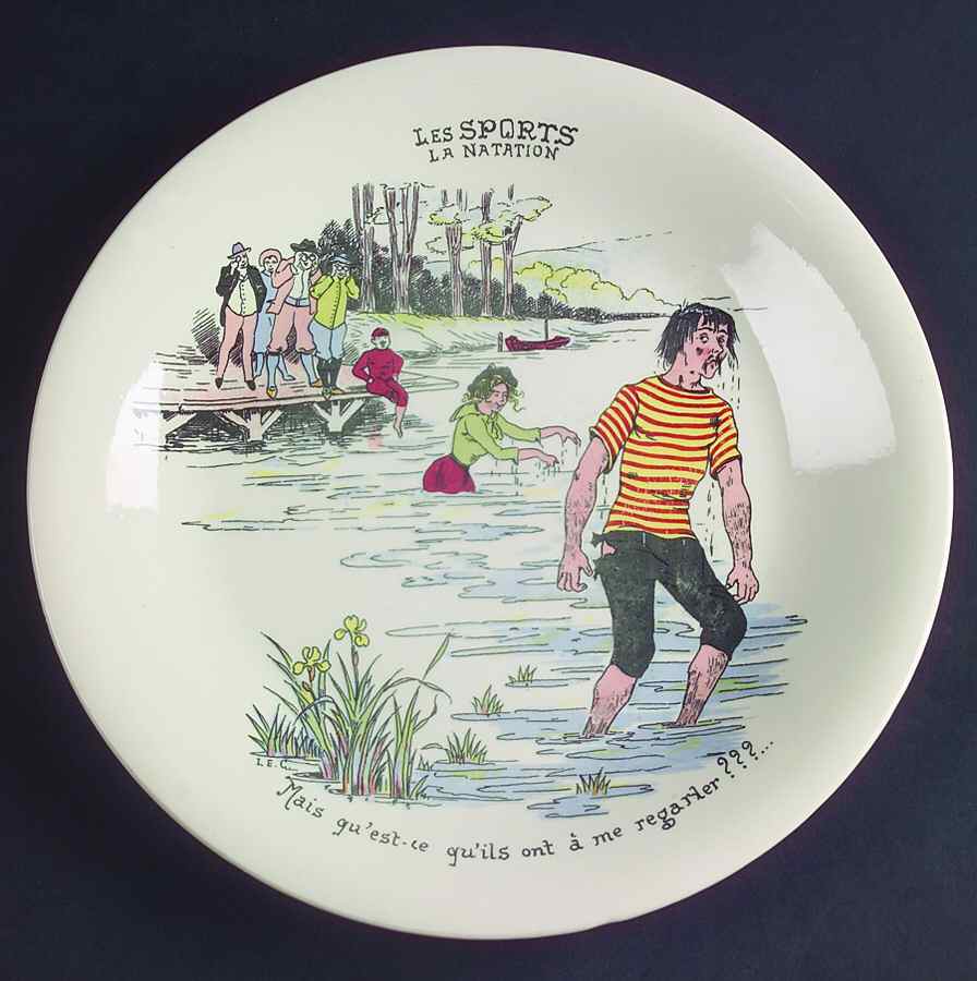 Les Sports Dinner Plate by Boch-1