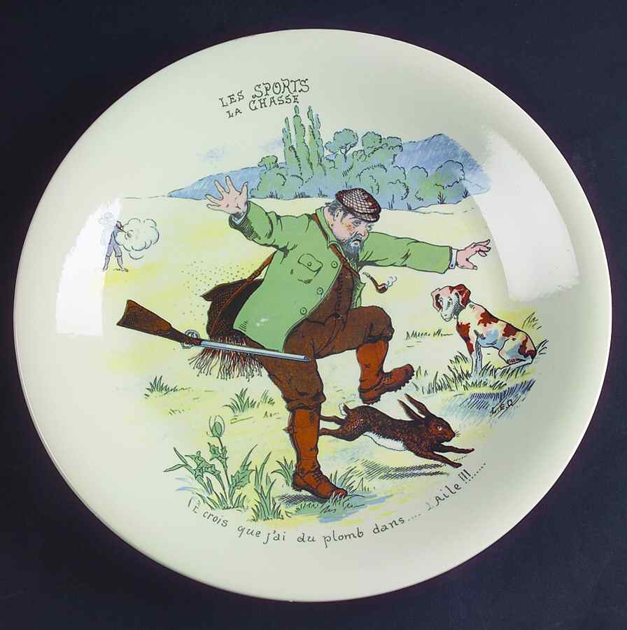 Les Sports Dinner Plate by Boch-1