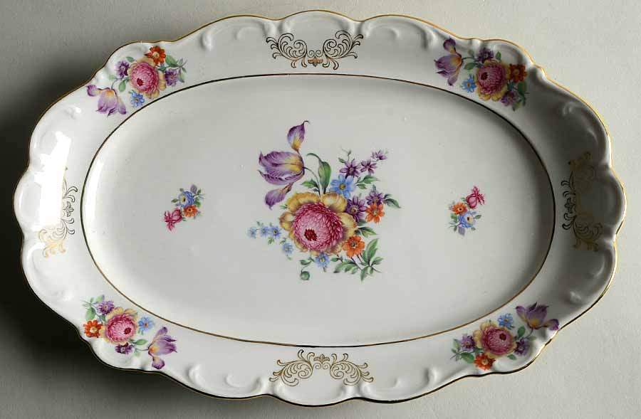 67 12" Oval Serving Platter by Germany-1