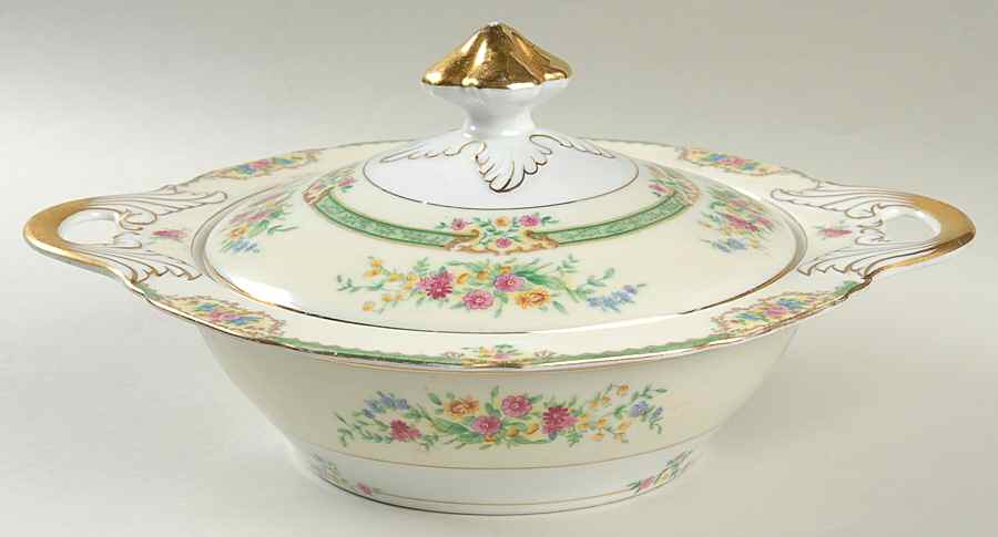 Sylvia Round Covered Vegetable by Black Knight-1