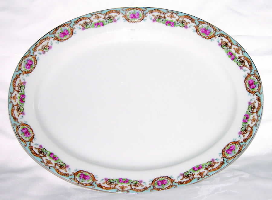 BWD226 14" Oval Serving Platter by Bawo & Dotter-1