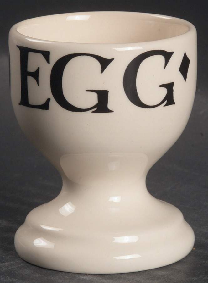 Black Toast & Marmalade Single Egg Cup by Emma Bridgewater-1
