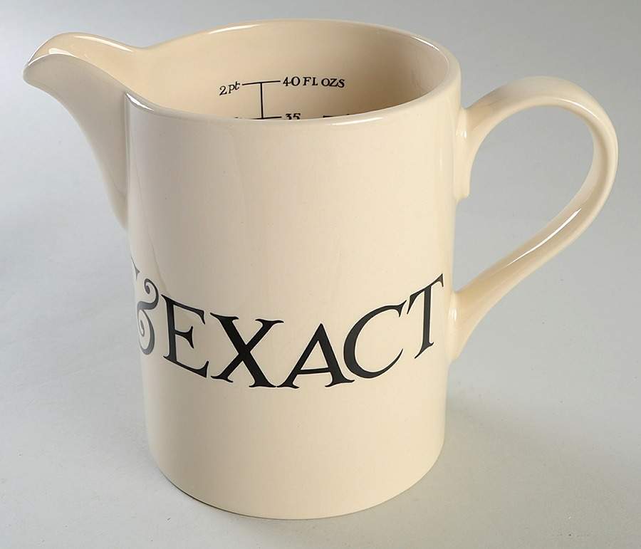 Black Toast & Marmalade 40 Oz Measuring Jug by Emma Bridgewater-1