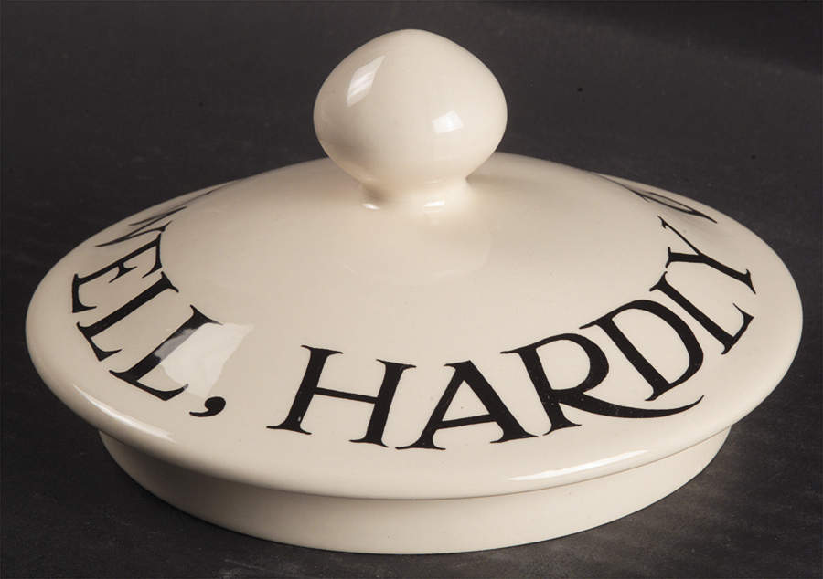 Black Toast & Marmalade Lid for Biscuit Barrel by Emma Bridgewater-1