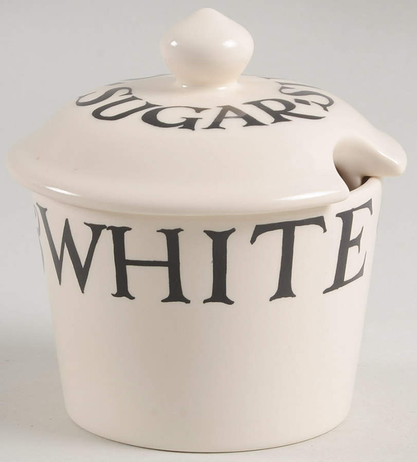 Black Toast & Marmalade Sugar Bowl & Lid by Emma Bridgewater-1