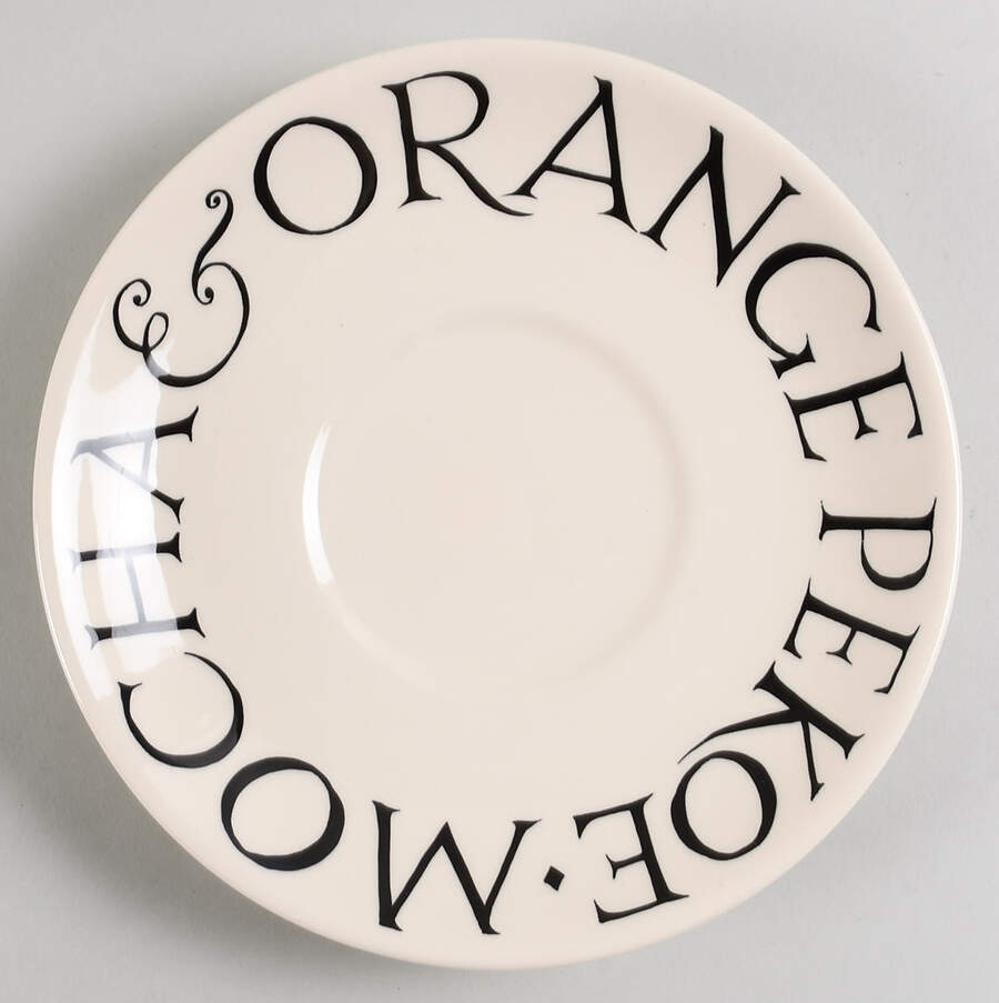 Black Toast & Marmalade Saucer for Jumbo Cup by Emma Bridgewater-1