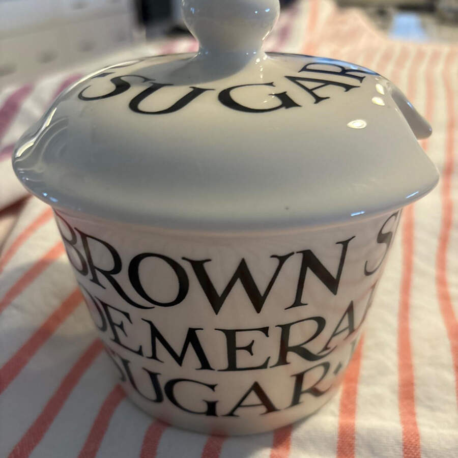 Black Toast & Marmalade Lid for Sugar Bowl by Emma Bridgewater-1
