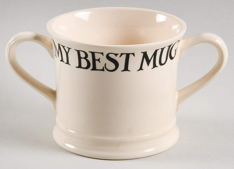 Black Toast & Marmalade 2 Handled Mug by Emma Bridgewater-1