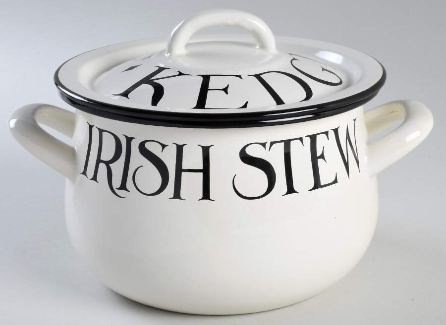 Black Toast & Marmalade 1 Quart Metal Stew Pot by Emma Bridgewater-1