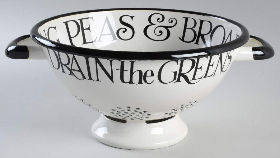Black Toast & Marmalade Metal Colander by Emma Bridgewater-1