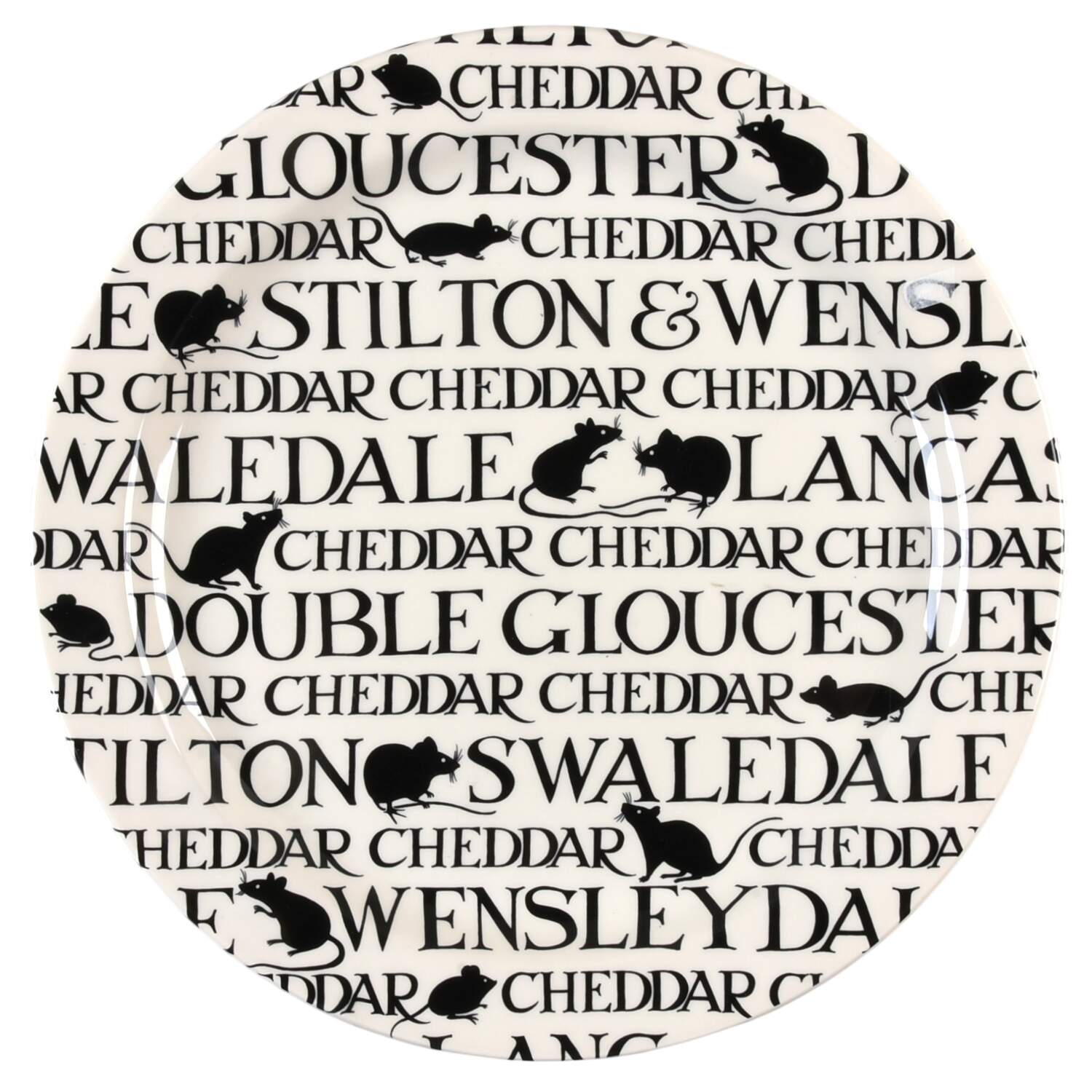 Black Toast & Marmalade Cheese Serving Plate by Emma Bridgewater-1