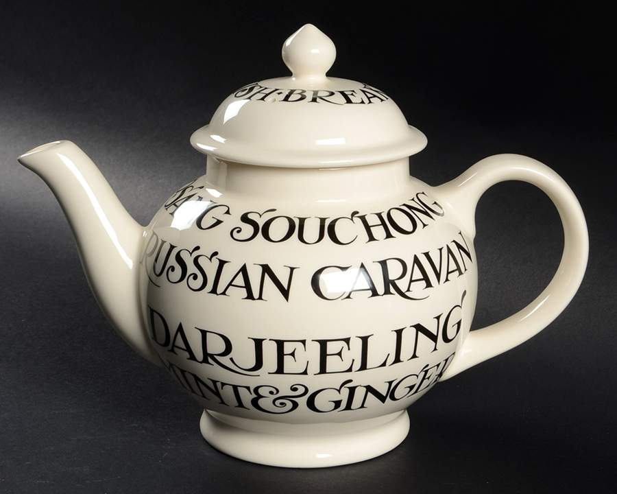 Black Toast & Marmalade Teapot & Lid by Emma Bridgewater-1