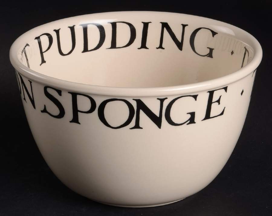 Black Toast & Marmalade 7" Pudding Bowl by Emma Bridgewater-1