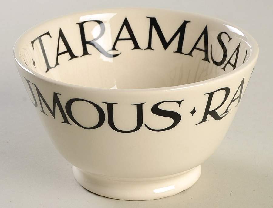 Black Toast & Marmalade All Purpose Bowl by Emma Bridgewater-1