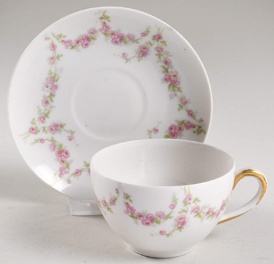 Ber394 Flat Cup & Saucer Set by Bernardaud-1