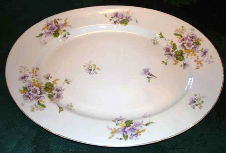 Ber397 14" Oval Serving Platter by Bernardaud-1