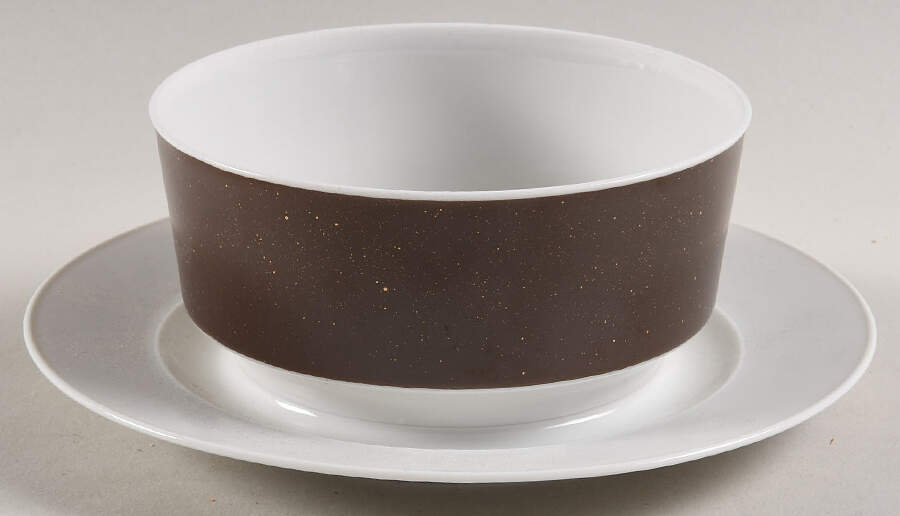 Chateau Bronze Gravy Boat with Attached Underplate by Block-1