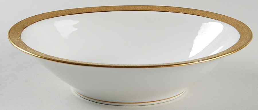 BAL22 9" Oval Vegetable Bowl by H Balleroy-1