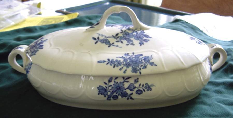 Arras Oval Covered Vegetable by Brown, Westhead & Moore-1