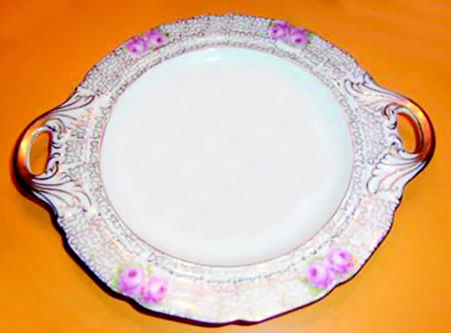 BLK122 Handled Cake Plate by Black Knight-1