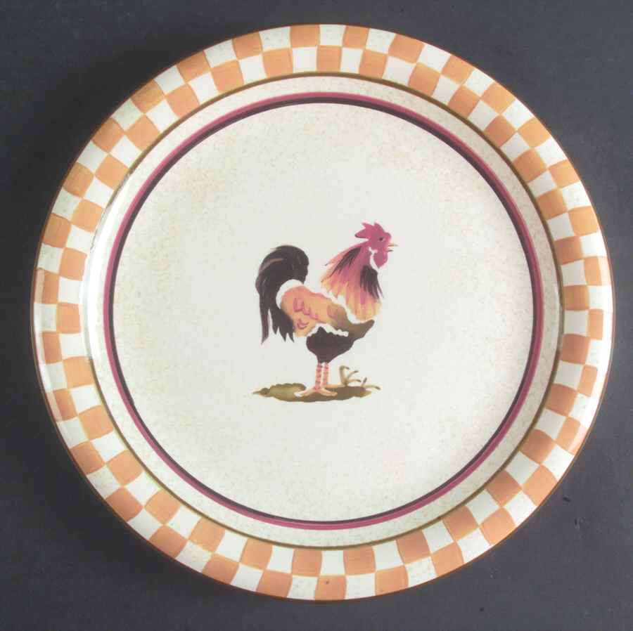 Rooster Dinner Plate by Bob Timberlake-1