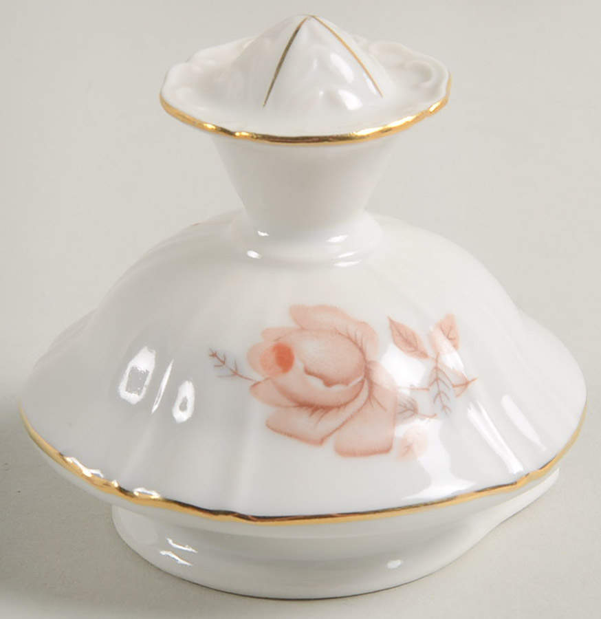 Alpin Rose (Roses on Side) Lid for Coffee Pot by Bohemia Ceramic Works-1