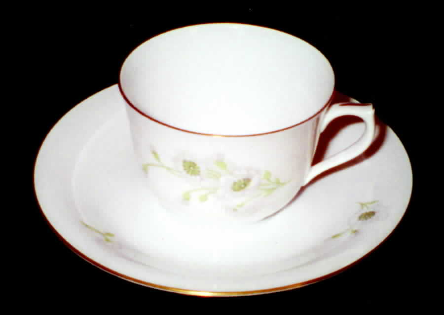 BIG50 Flat Cup & Saucer Set by Bing & Grondahl-1