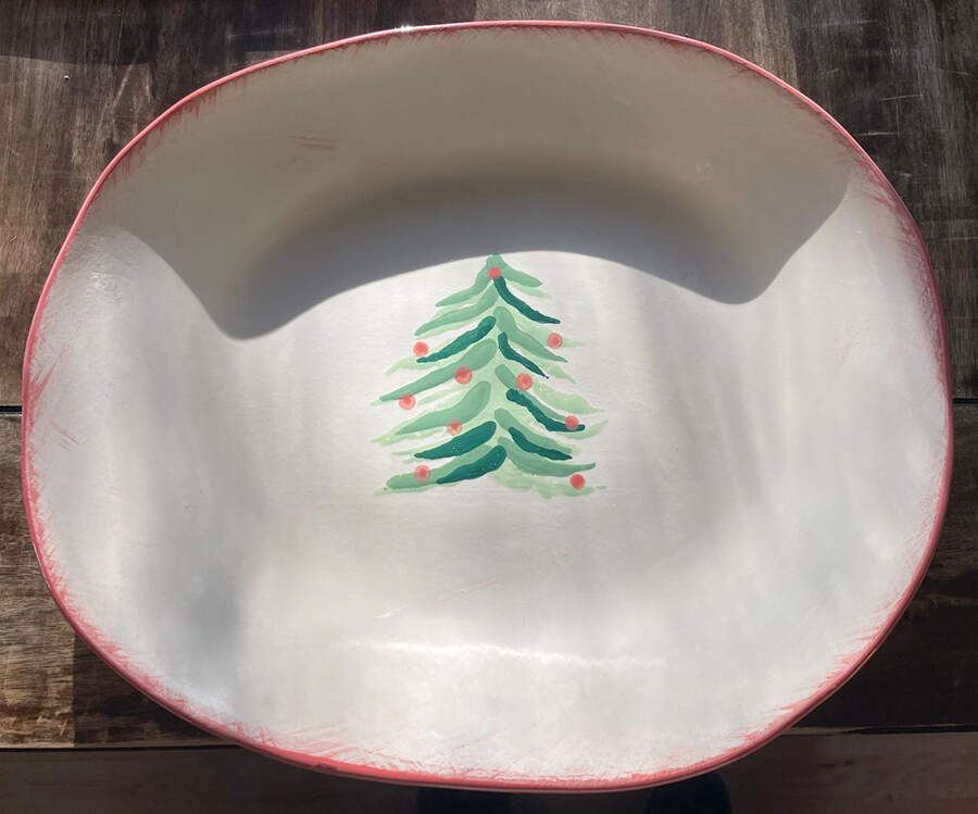 Natale 16" Oval Serving Platter by Bionda-Bruna, LLC-1