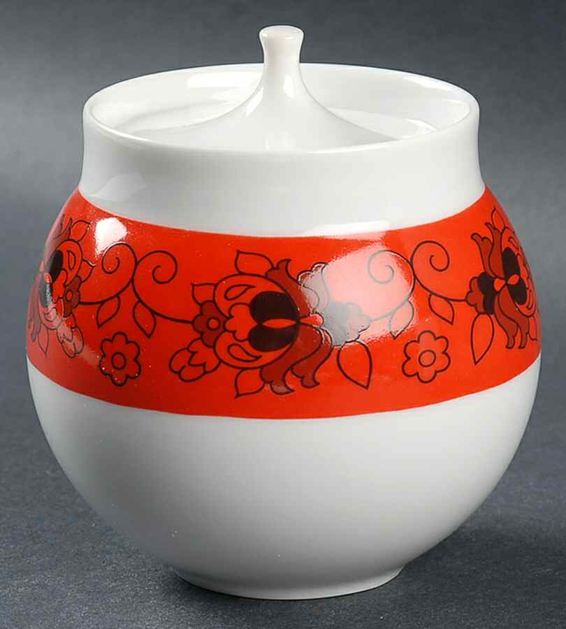 Fandango Sugar Bowl & Lid by Bidasoa (Spain)-1