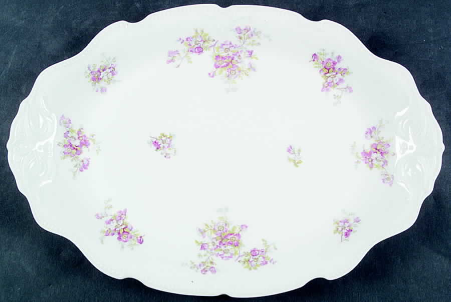 BOG82 16" Oval Serving Platter by George Borgfeldt-1