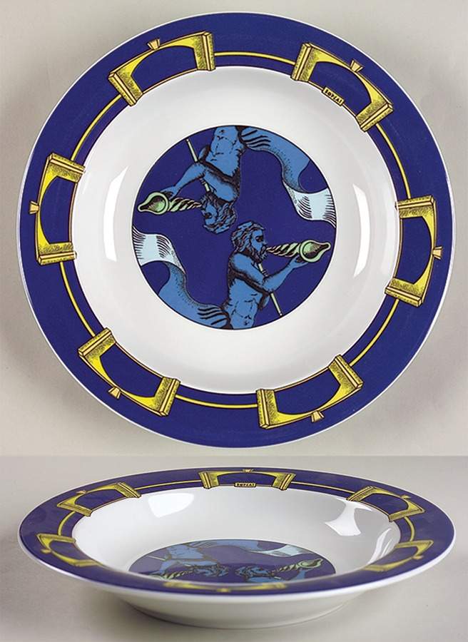 New Worlds Rim Soup Bowl by Bopla (Switzerland)-1