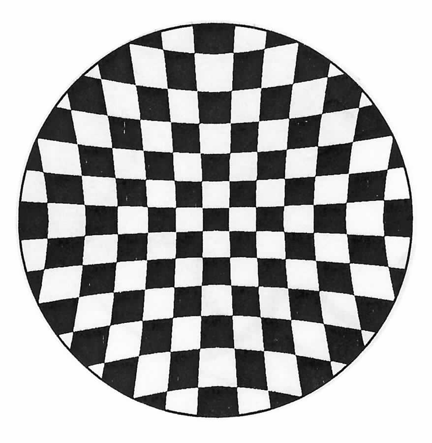 Black & White Saucer for Flat Cup by Bopla (Switzerland)-1