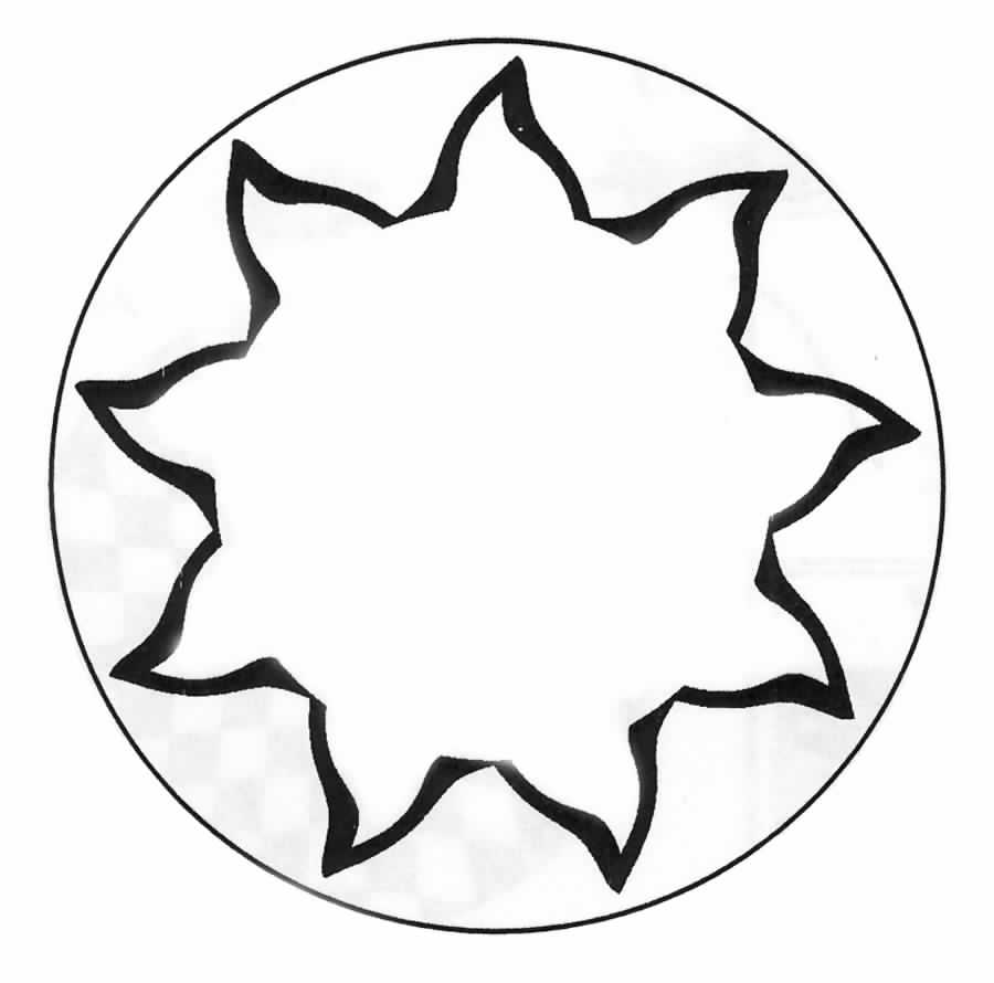 Black & White Service Plate (Charger) by Bopla (Switzerland)-1