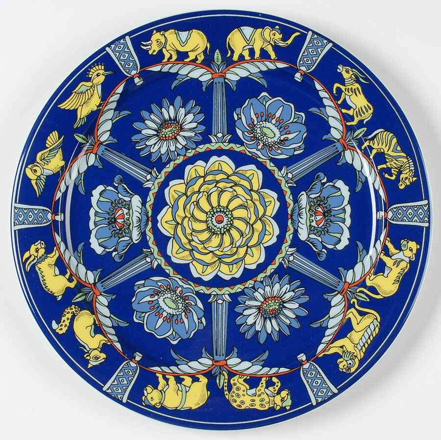 Original Wild Rose Service Plate (Charger) by Bopla (Switzerland)-1