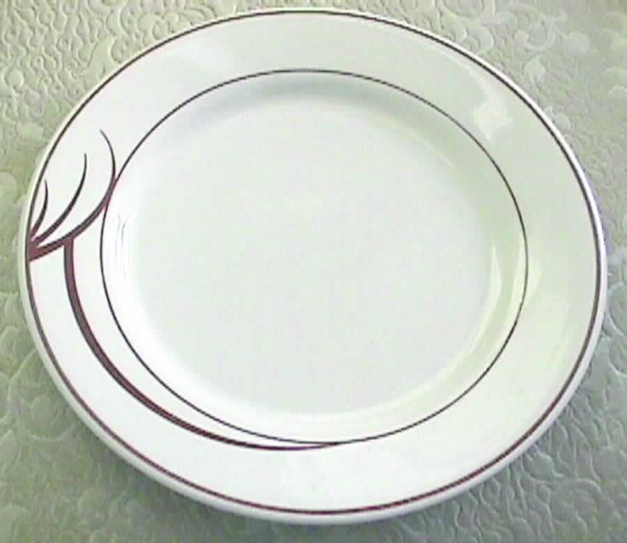 Palmetto Pearl Brown Dinner Plate by Buffalo Pottery-1