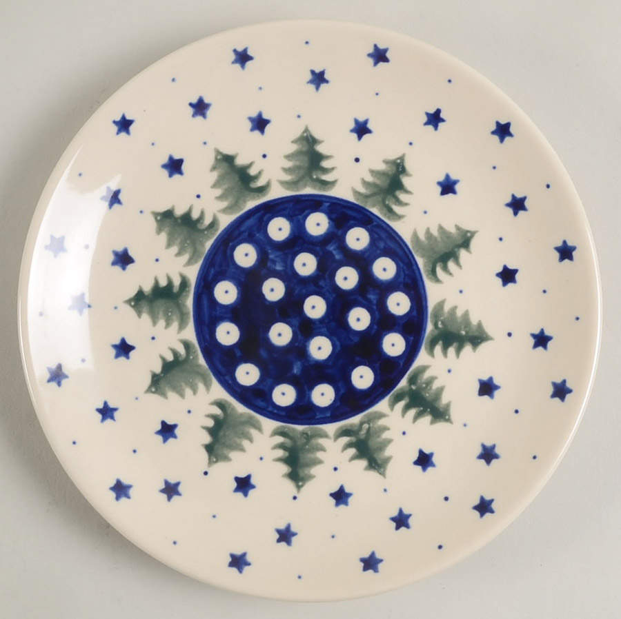 BOW2 Coupe Salad Plate by BOLESLAWIEC-1