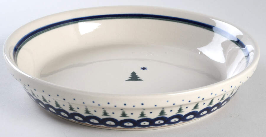 BOW2 9" Pie Baking Plate by BOLESLAWIEC-1