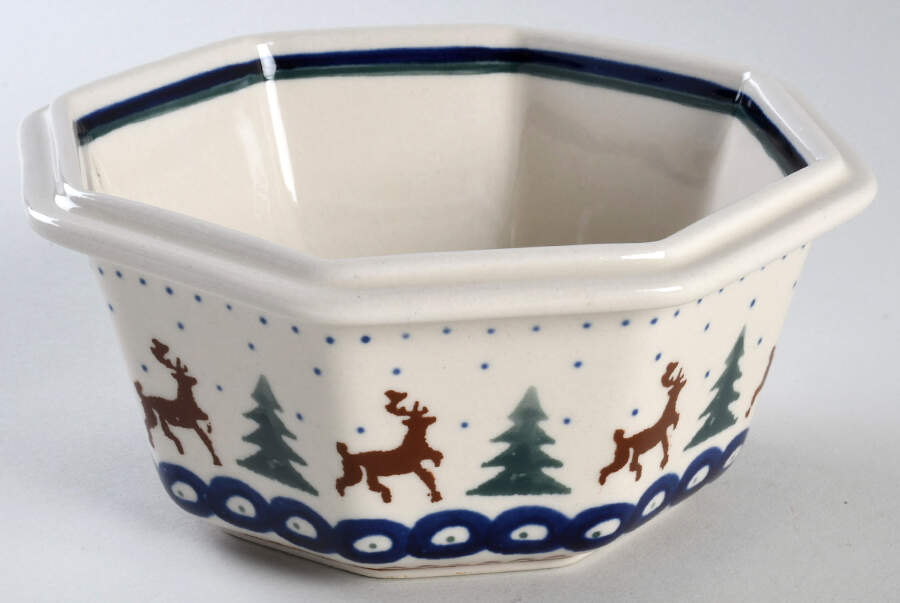 BOW2 6" Octagonal Serving Bowl by BOLESLAWIEC-1