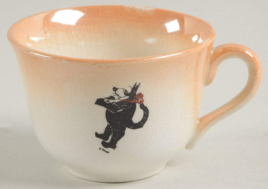 Felix the Cat Footed Cup by Bennett Potteries-1