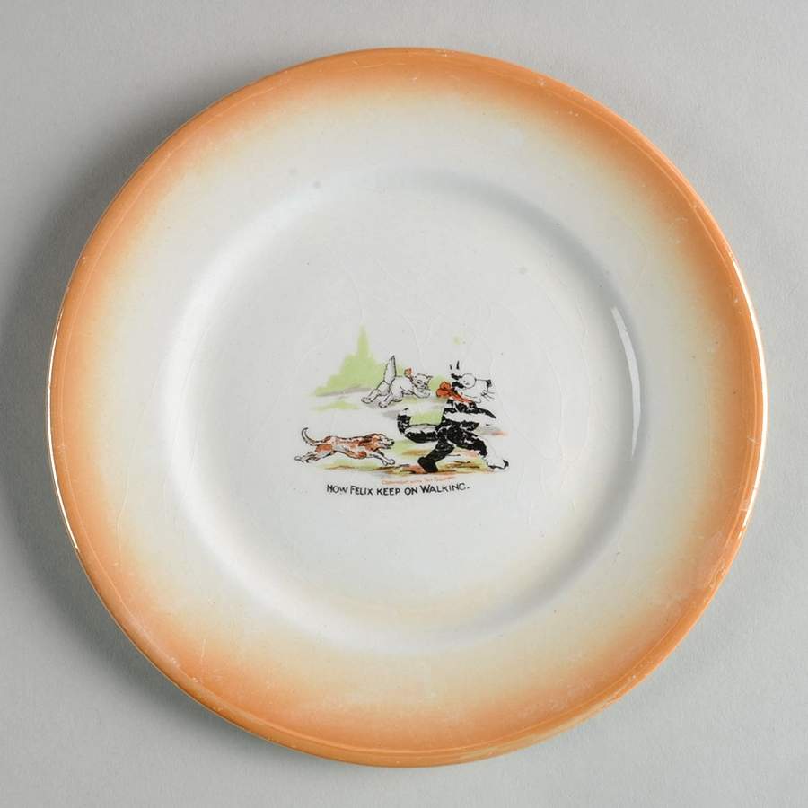Felix the Cat Salad Plate by Bennett Potteries-1