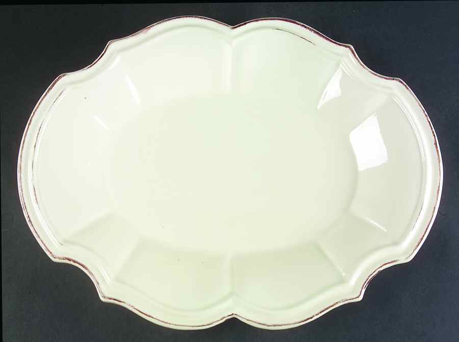 Barocco 15" Oval Serving Platter by Bizzirri-1