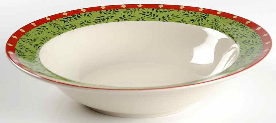 Christmas Jubilee 9" Round Vegetable Bowl by Bloomingdale's-1