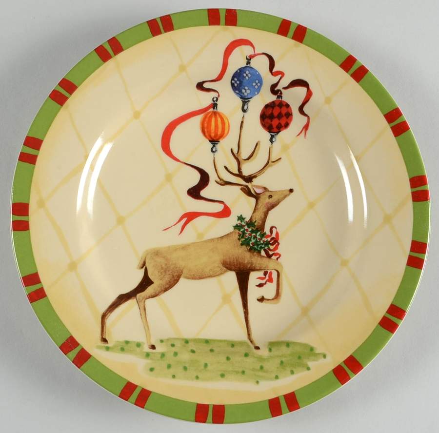 Christmas Jubilee Salad Plate by Bloomingdale's-1