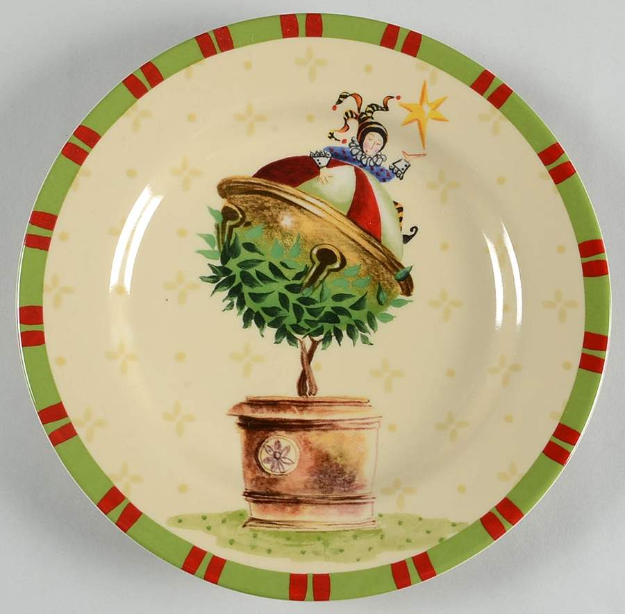 Christmas Jubilee Salad Plate by Bloomingdale's-1