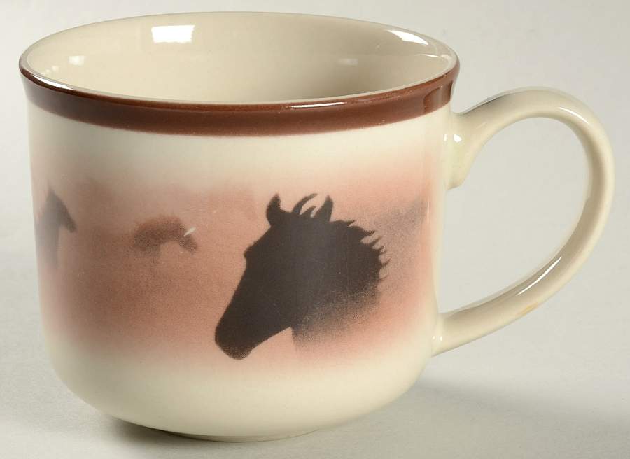 Wild Horse II Mug by Big Sky Carvers-1