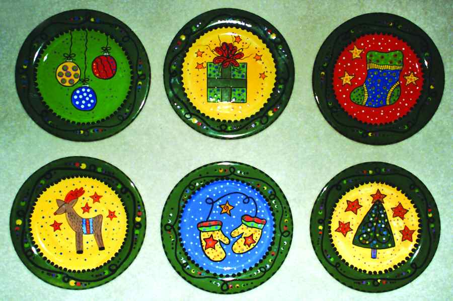 Holiday Luncheon Plate by Baum Brothers-1